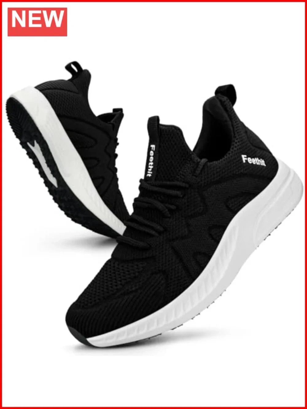 Breathable Mesh Slip On Athletic Walking Sneakers
